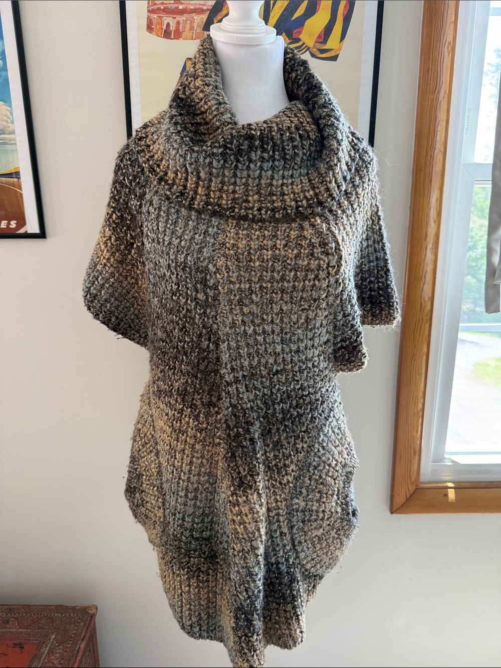 Talk of the Walk Cowl Neck Tunic Sweater